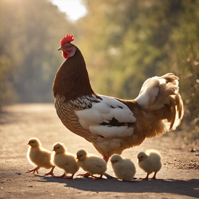 Élever des Poussins avec Leur Mère