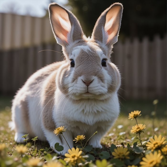 Signes d'affection chez les lapins